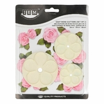 Découpoir - Rose - Lot de 3
