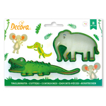 Découpoir Crocodile et Eléphant
