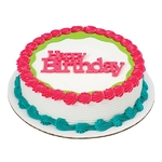 Topper à poser – Happy Birthday – tricolor