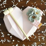 Moule en silicone coeur origami
