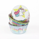 Caissettes à cupcake - Licorne - Lot de 60