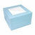 Boîte à gâteaux à fenêtre Bleu Ciel - Choisir la taille