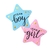 Stickers Team Girl / Boy Star x 12