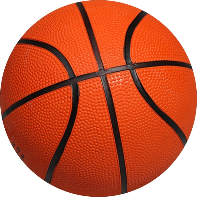 Disque en sucre ballon de basket 20 cm