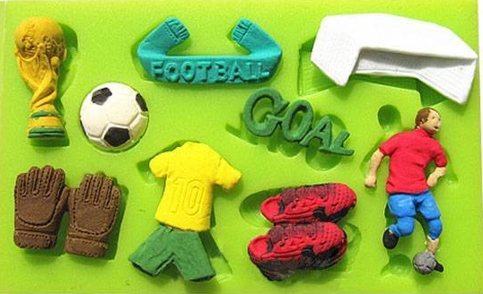 Moule en silicone - Objets de Football