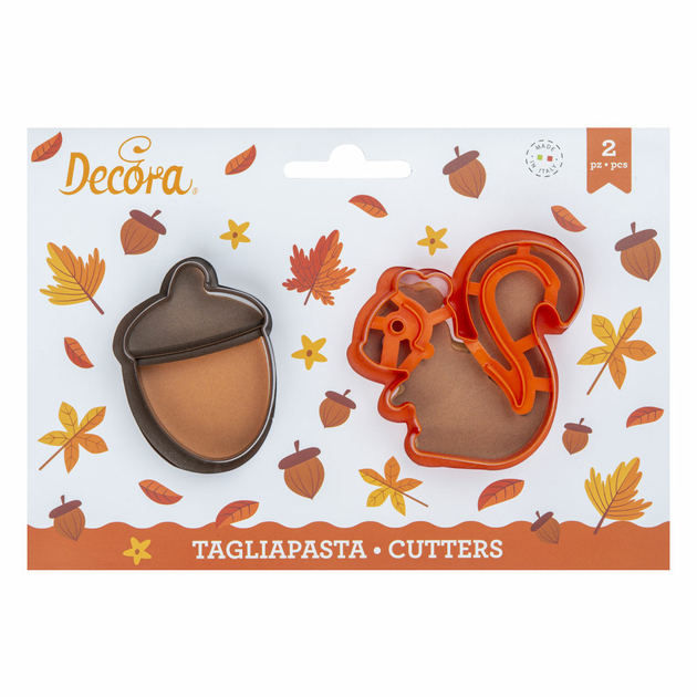 Découpoir - Noisette et Ecureuil - Lot de 2