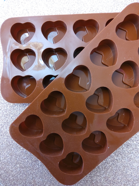 Moule pour chocolat 3D - Coeur Brisé