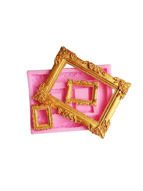 Moule en silicone - Cadre Baroque