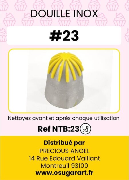 Douille pâtissière T - 23