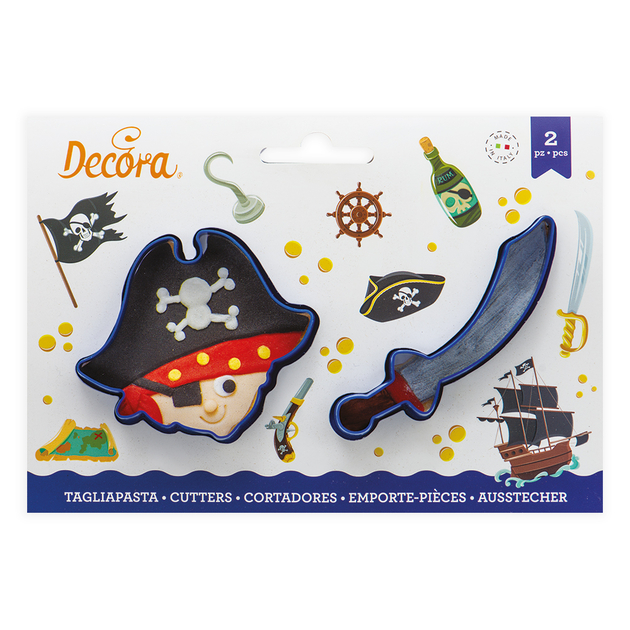 Découpoir - Pirate et Sabre - Lot de 2
