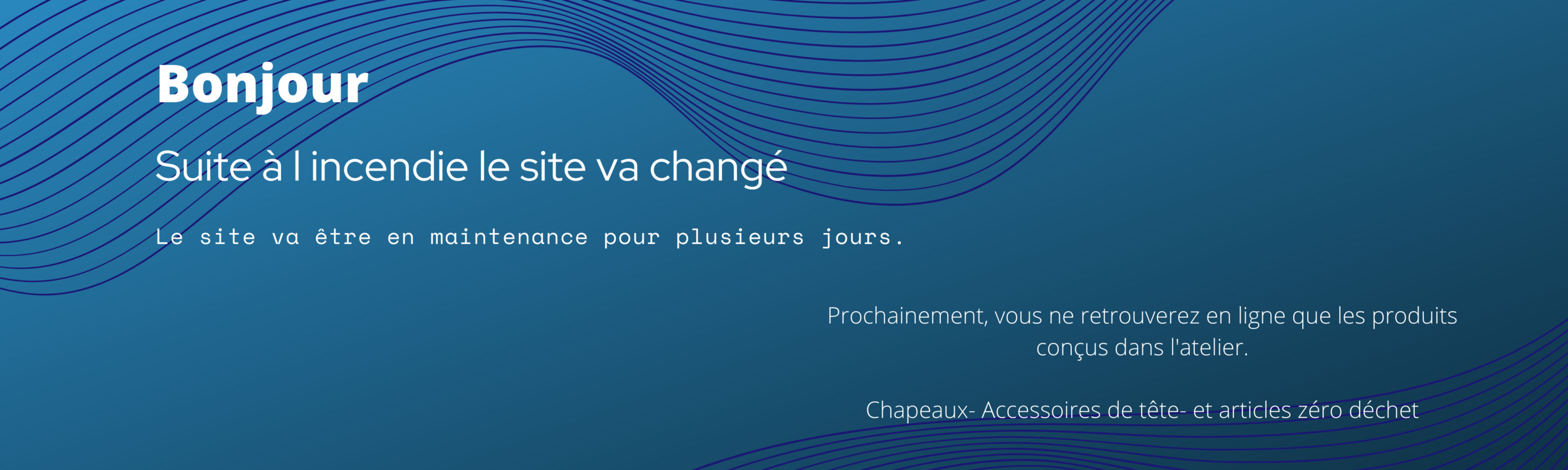 suite a l incendie le site va change