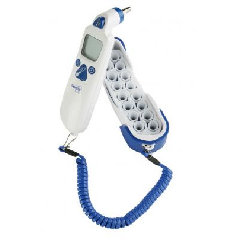 Thermomètre Tympanique Infrarouge ADC Adtemp 421 - Mesure Rapide, Sans Embout, Mémoire 12 Lectures, Garantie 2 Ans