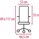 chaise de bureau percko1