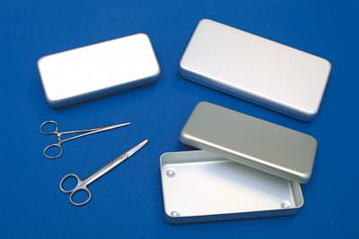 Boîtes à instruments aluminium couleur métal