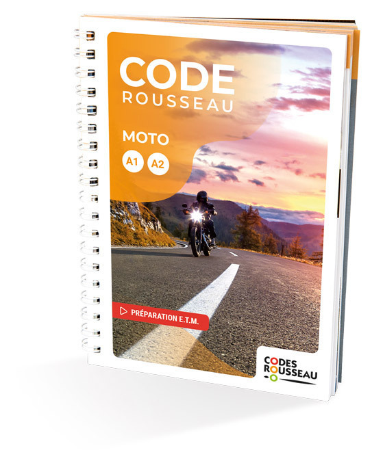 Livre de code permis Moto - Codes Rousseau prépa ETM