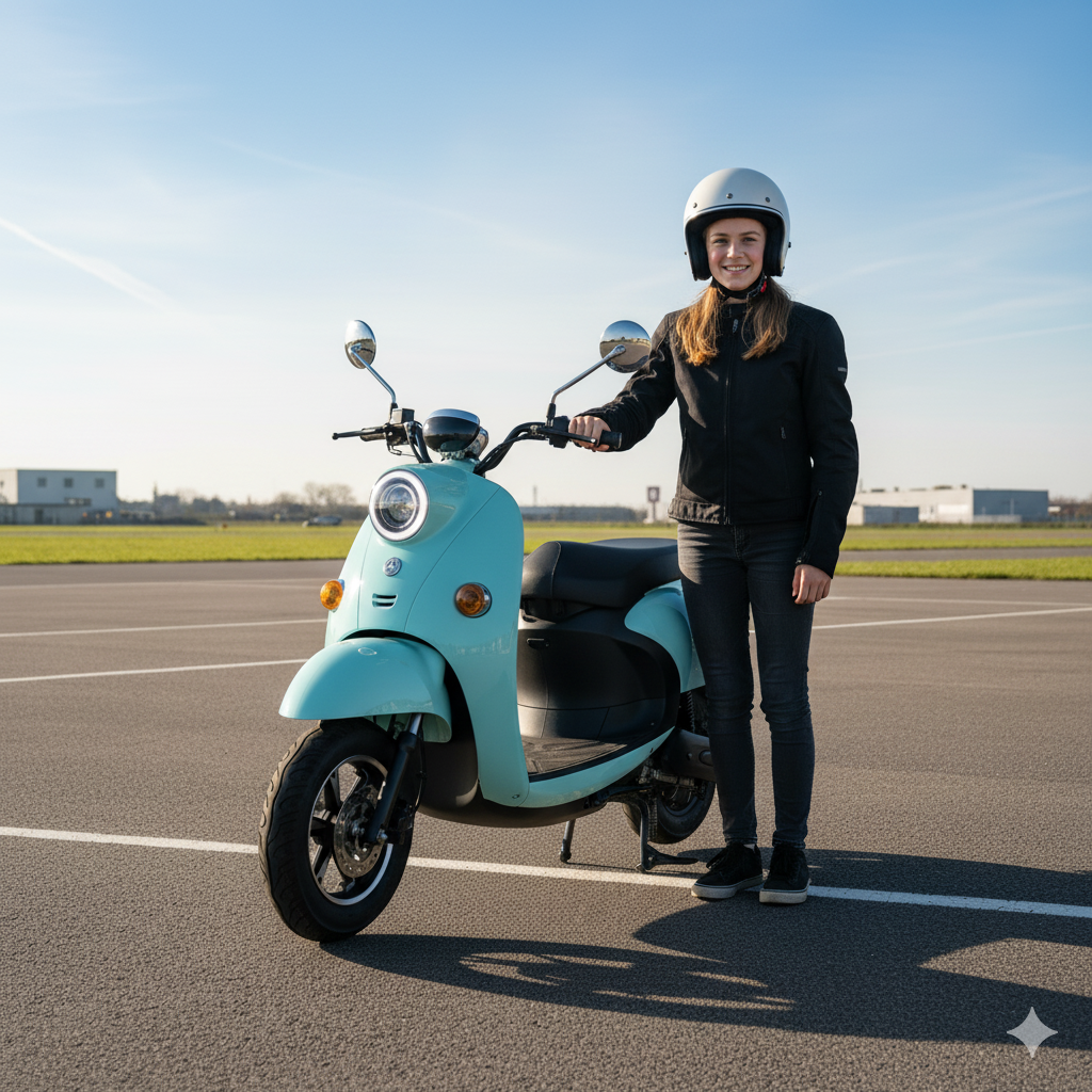 jeune-conductrice-permis-am-scooter-emma-piste