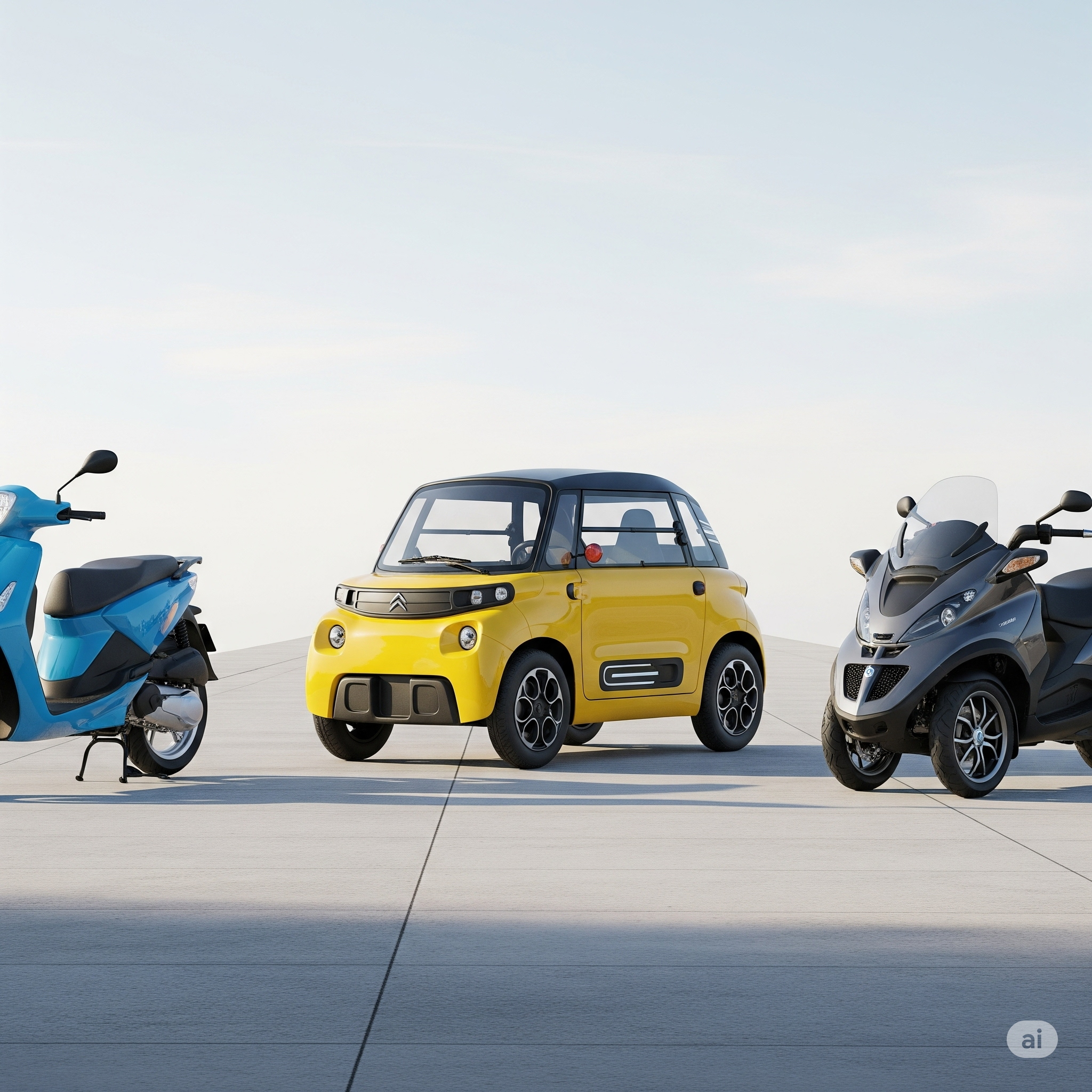 trois options du permis am cyclomoteur quadricycle leger et tricycle