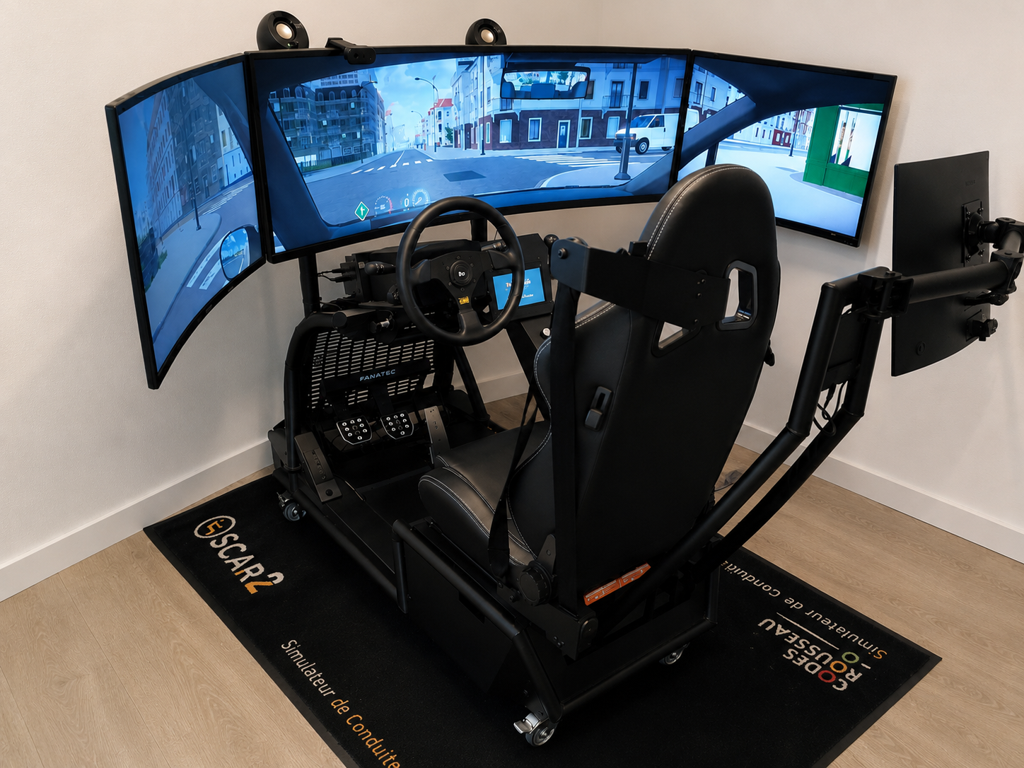 Simulateur de conduite Oscar 2 de l’Auto-École de la Gare à Rouen