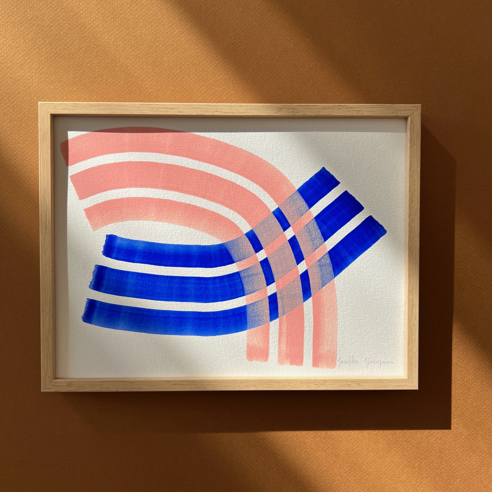 P-24-XS - Peinture abstraite - Etreinte - Les Poésies Végétales - 2