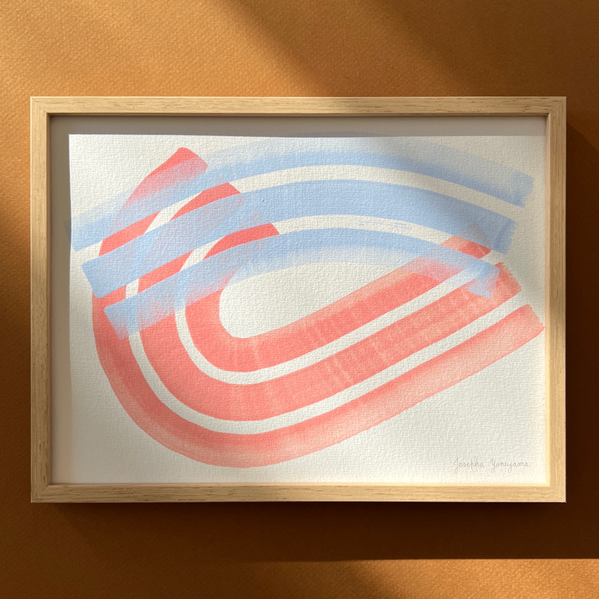 P-26-XS - Peinture abstraite - Etreinte - Les Poésies Végétales - 3