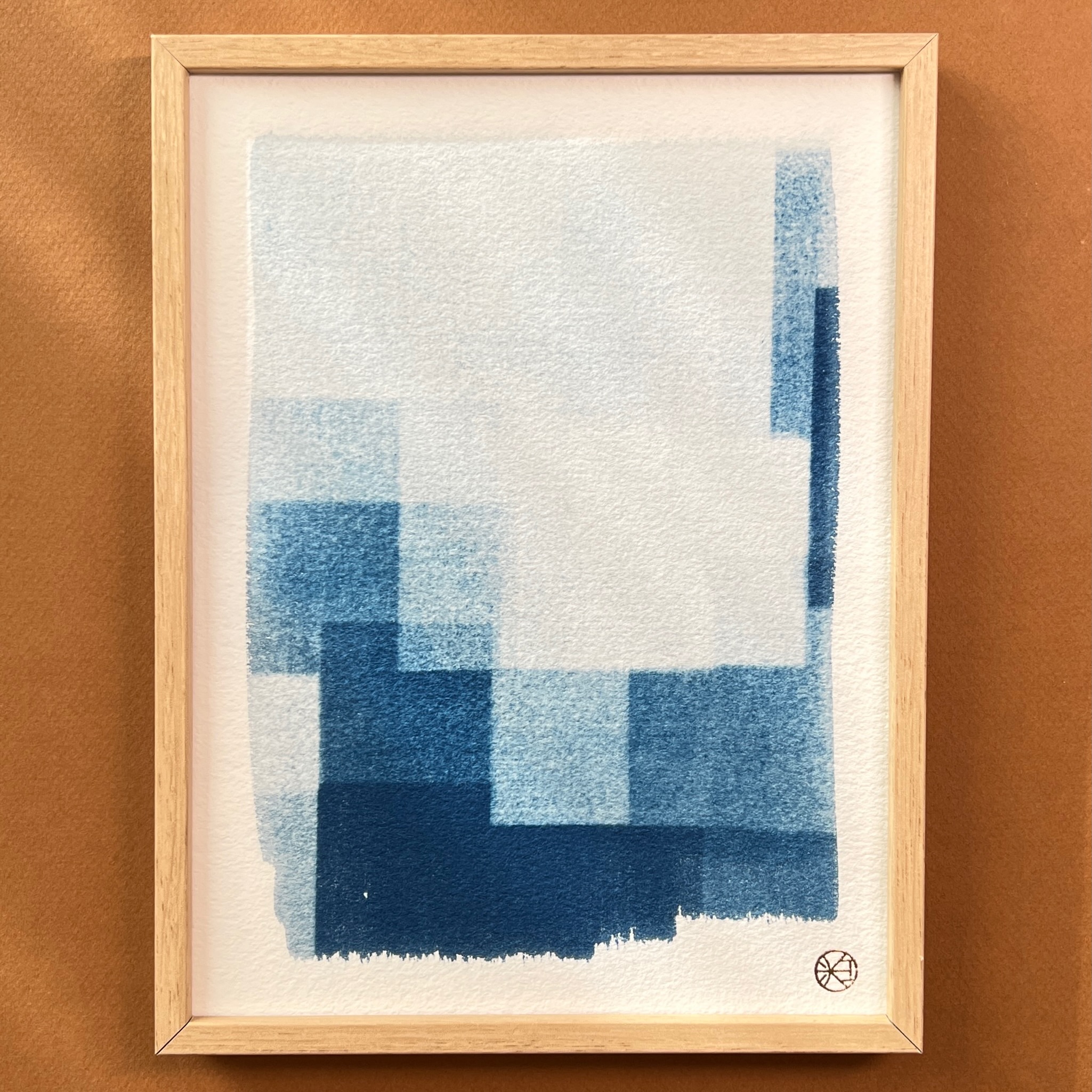 C-133-XS - Cyanotype - Tetris - Les Poésies Végétales - 1