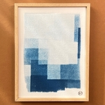 C-133-XS - Cyanotype - Tetris - Les Poésies Végétales - 1