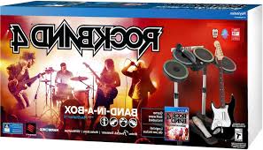 Pack Rock Band 4 PS4 + MadCatz Band in a Box (Guitare, Micro et Batterie)