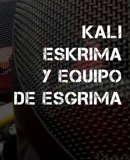 equipamiento esgrima y kali arnis