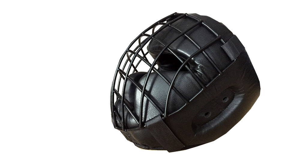 charte casque grille acier