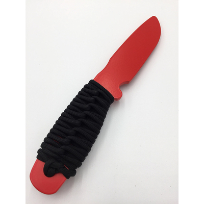 couteau self-defense rouge