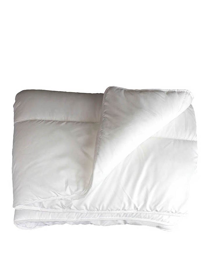 Couette 2 pers 220X240cm PREMIUM Anti-acarien Blanche