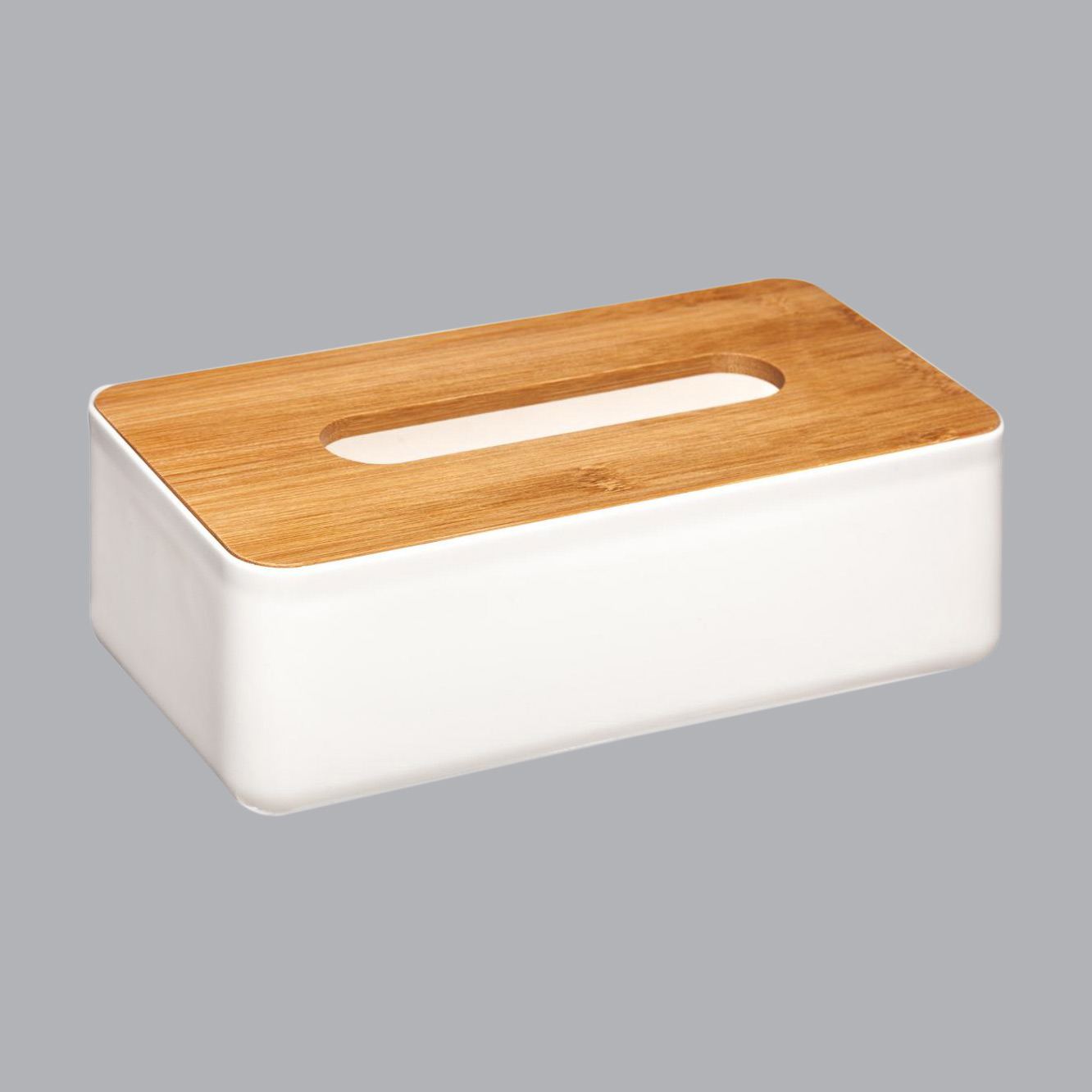 Distributeur de Disques de Coton Natureo 24cm Blanc