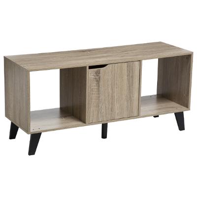 MEUBLE TV MIX\'N MODUL EN BOIS NATUREL AVEC PIEDS