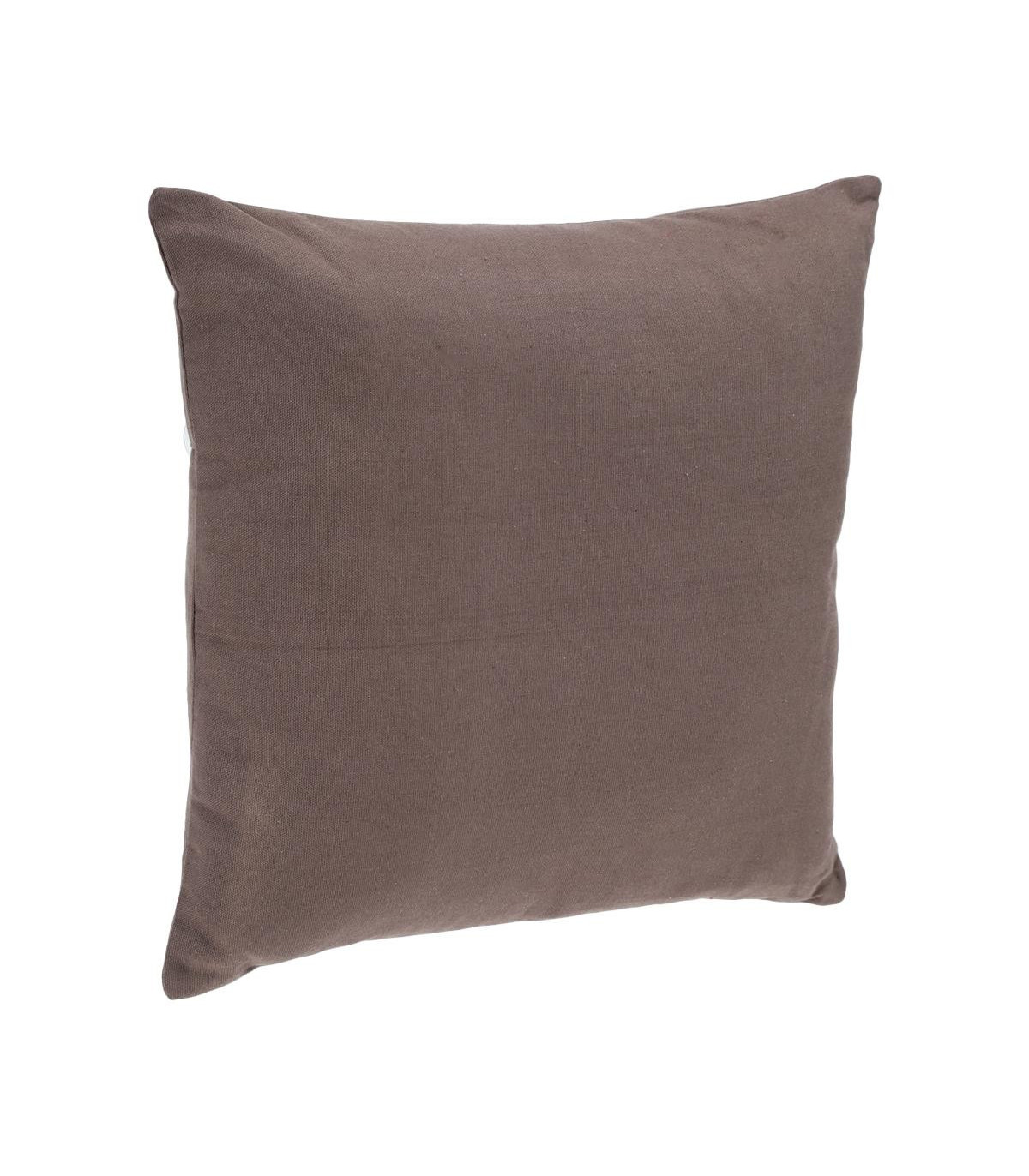 COUSSIN DÉHOUSSABLE TAUPE 38X38