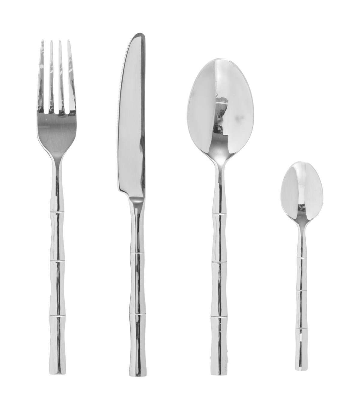 menagere-en-inox-manche-forme-bambou-24-pieces