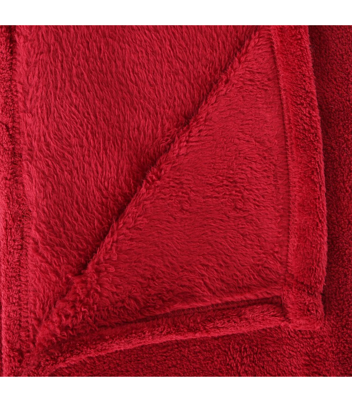 plaid-microfibre-rouge-130x180-cm