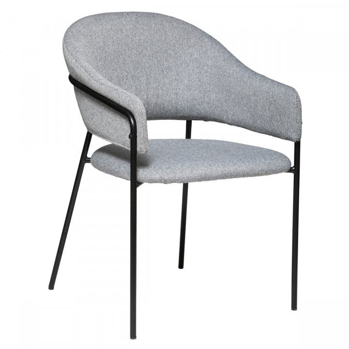 FAUTEUIL DINER SIRON GRIS