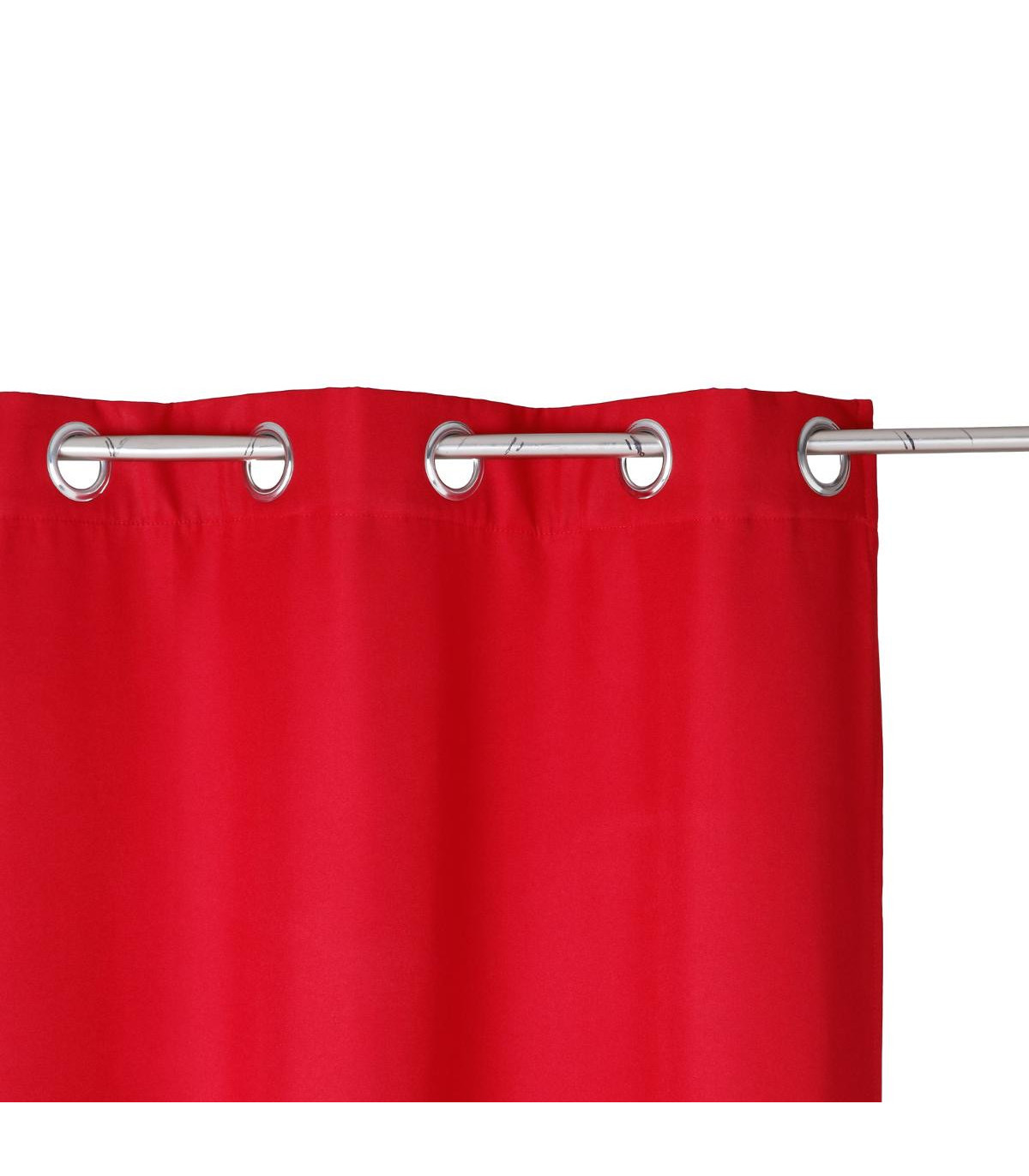 RIDEAU ISOLANT ROUGE 140X260