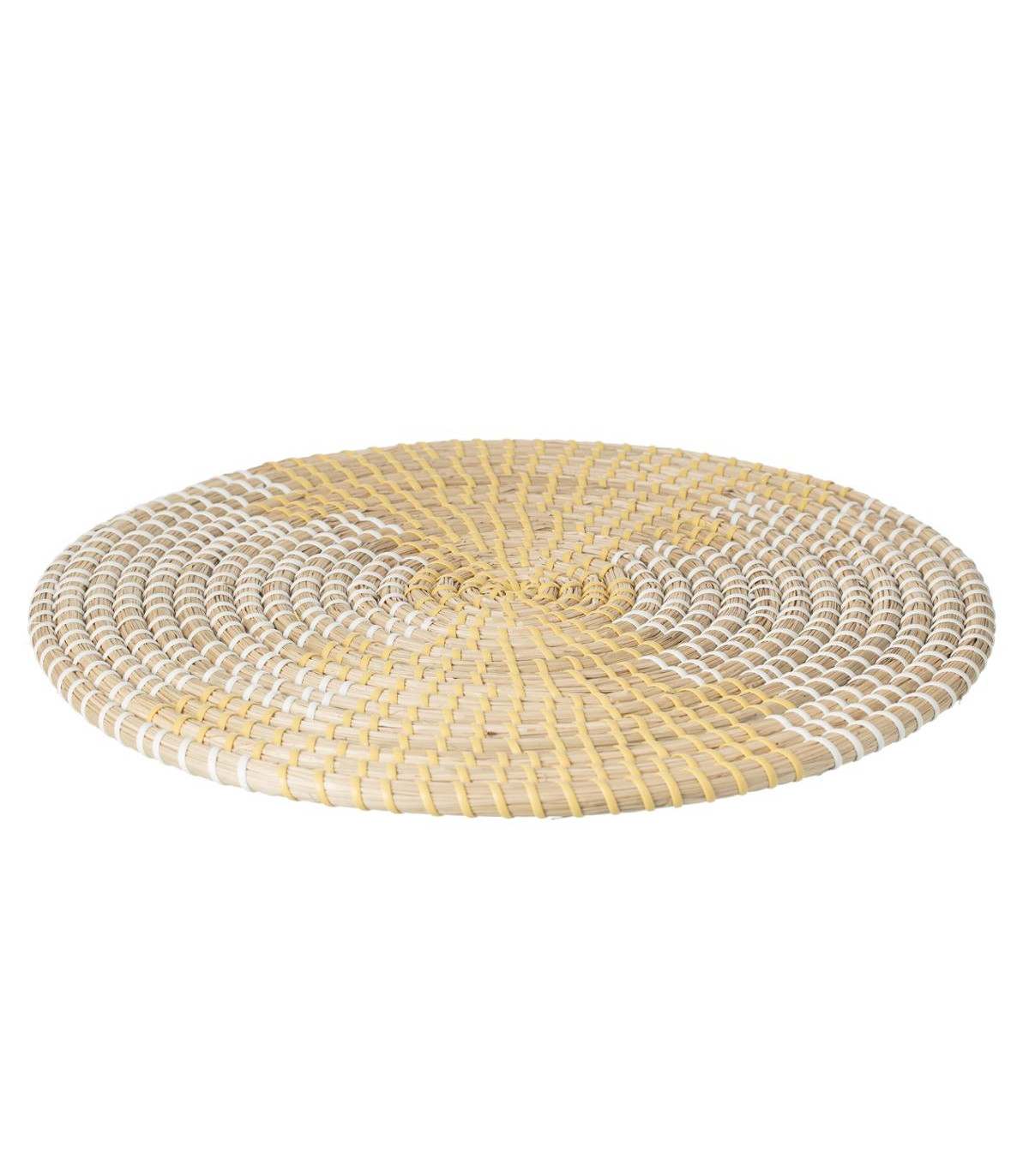 SET TABLE VANNERIE JAUNE D35