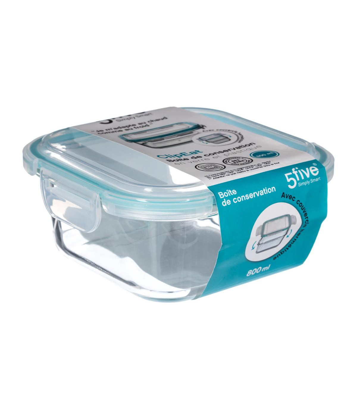 BOITE EN VERRE RECTANGLE 0,33L CLIPEAT - Conservation/Conservation