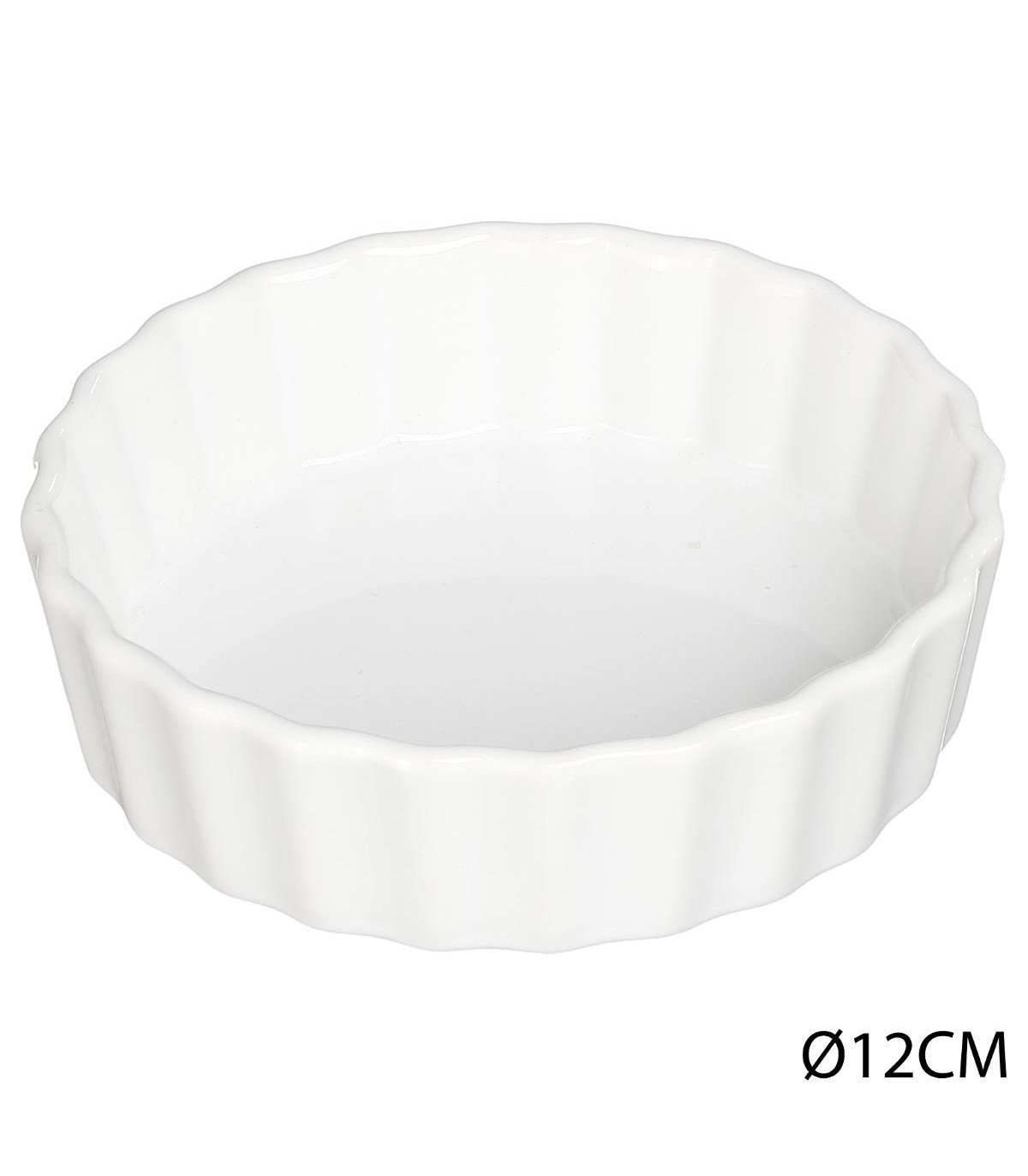 Plat A Tarte Ceramique Blanc M J-line