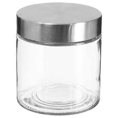 BOCAL VERRE+INOX 0,75L