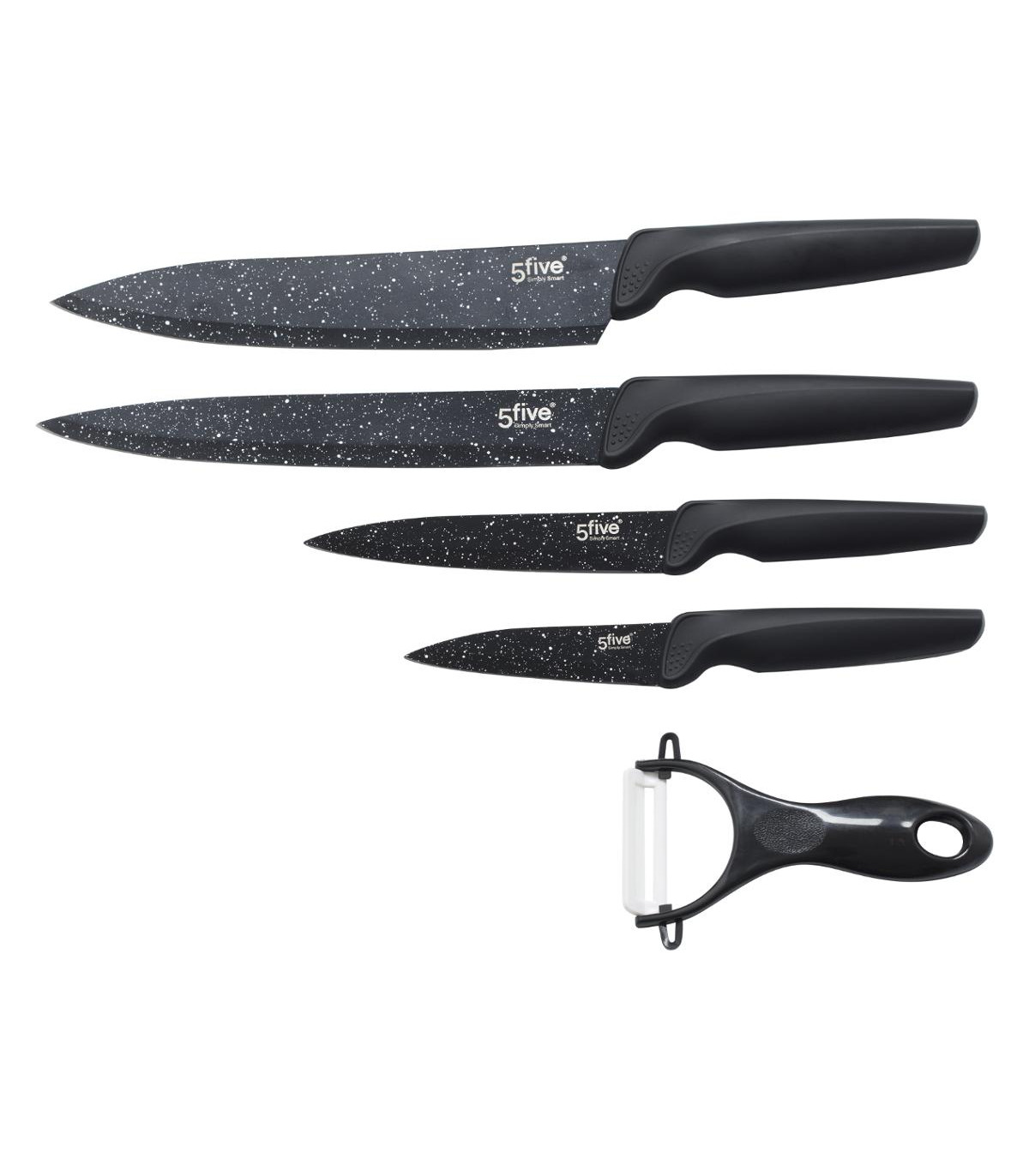 Set 5 couteaux de cuisine et support magnétique Livoo Objectif Tendance