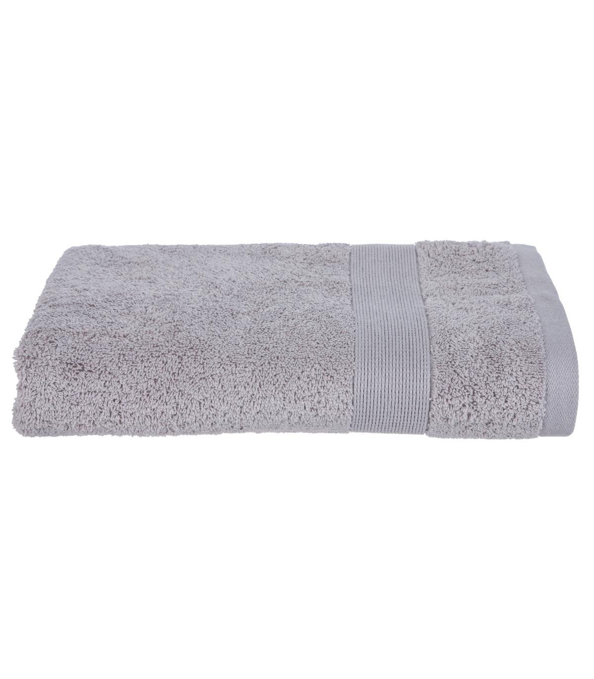 DRAP DE DOUCHE 100% COTON 450GSM TAUPE 70X130