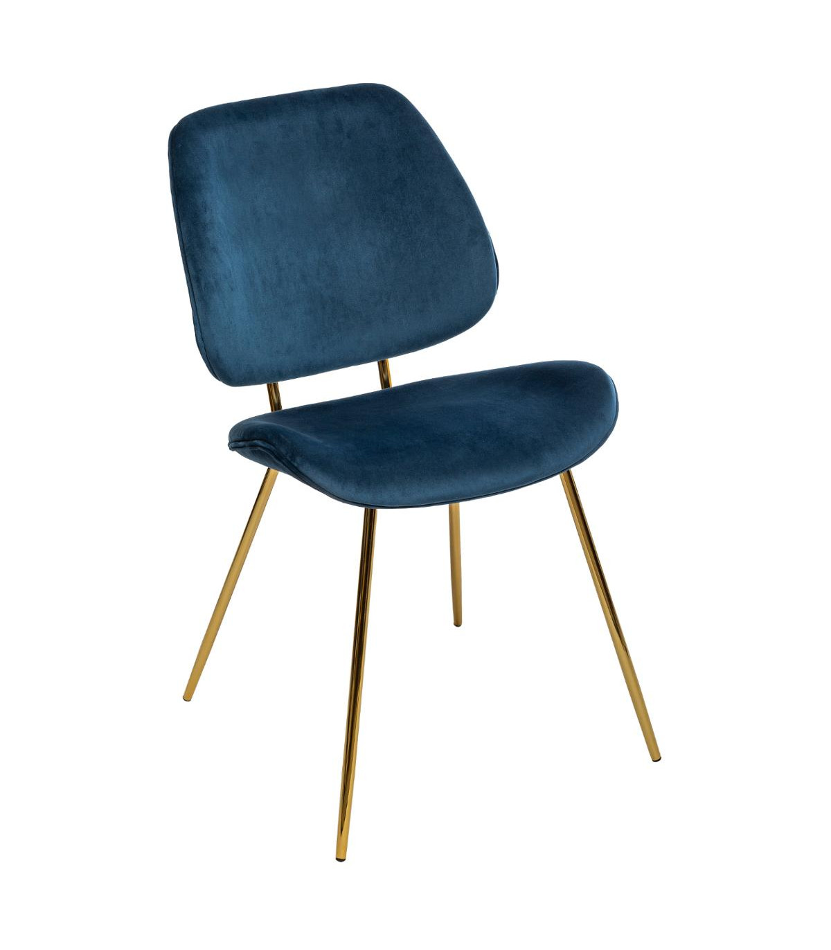 chaise-en-velours-bleu-et-pieds-en-metal-dore
