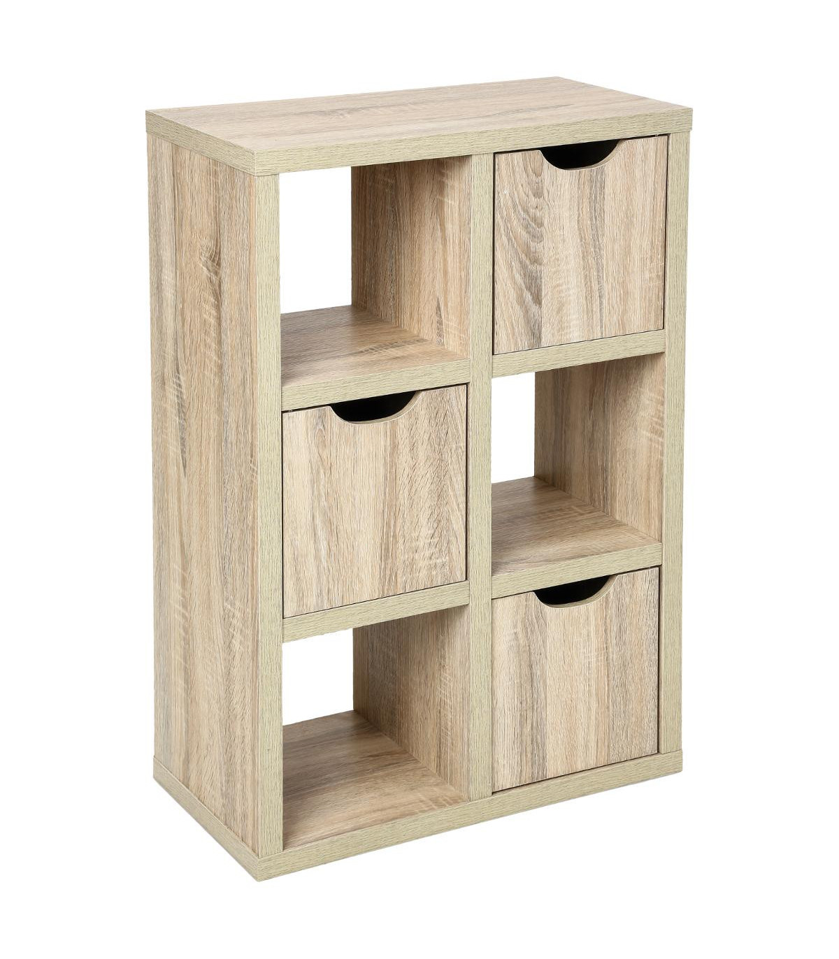 MEUBLE 6 CUBES 3 PORTES BIVOAK - Mobilier de rangement/Étagère