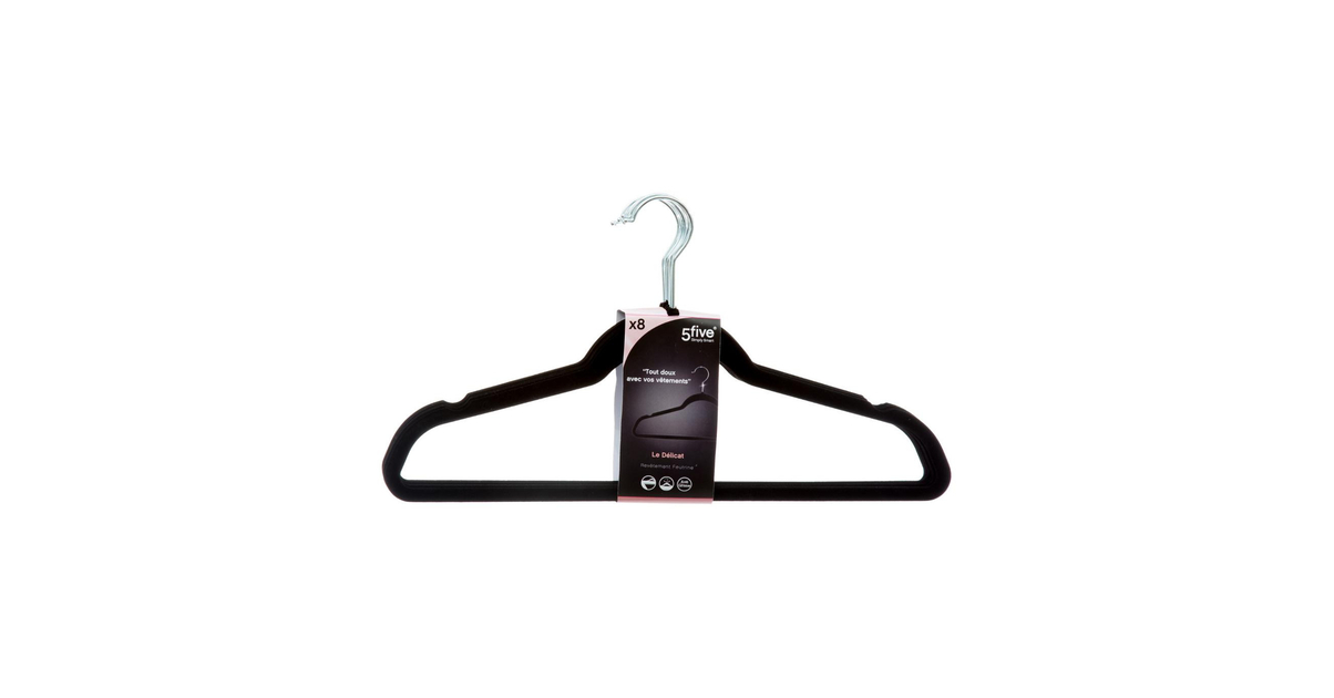 Lot De 8 Cintres Hang' Up - Cintre Et Crochet