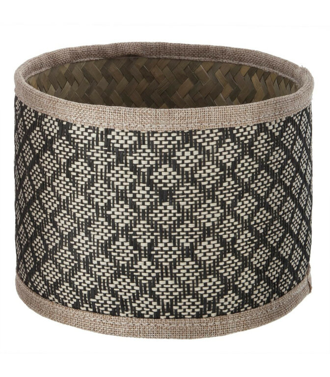 Lot 3 Paniers Ronds En Osier MGE - Boîtes Rangement Penderie, Étagère, Tiroir - Tailles Ø26/21/18cm