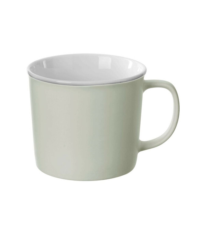 Rack 4 Mugs Nature 38cl Multicolores Sur Support Bambou - Service à Café Thé