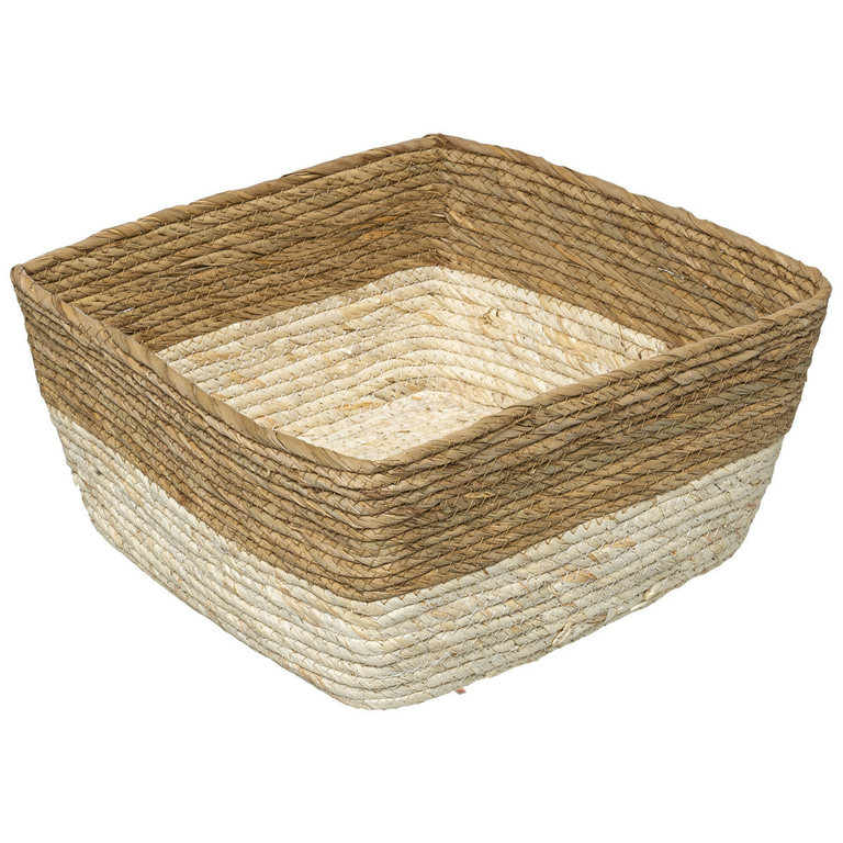 PANIER DE RANGEMENT 31X15 EN BAMBOU NATUREL - Mobilier & Rangement